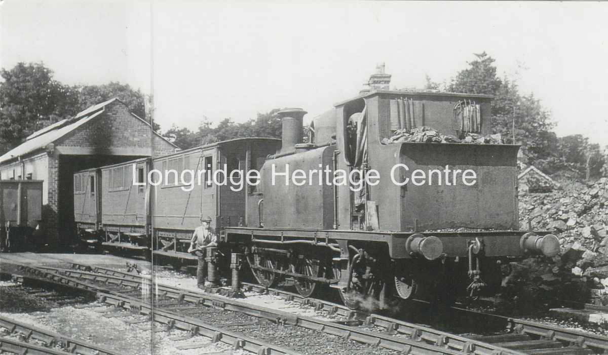 339A - Whittingham Branch - Engine & passenger train - 1950
